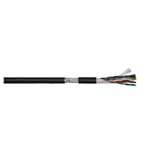Tinned Copper Conductor Tinned Copper Braid Twisted Pair UL2464 Computer Control Cable 300V 2*2c*18AWG