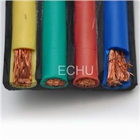 Flat Crane Cable, Flat Travel Cable for Cranes Or Hoists (Flat Cable 4C*50mm)