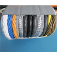 Flat Elevator Cable with CAT6E Network Cable &amp;amp; TV Coaxial Cable