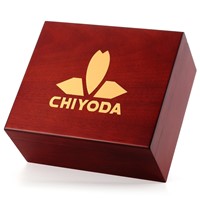 CHIYODA Spanish Cedar Wood Humidor Hold 30 Cigars Humidor Cigar Storage