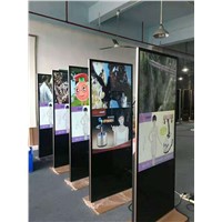 55 Inch Totem Super Slim Design Android Touch LCD Advertising Display for Shopping Mall