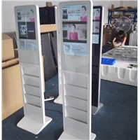Factory Offer 22 Inch Indoor Standing LCD Advertising Panel with Paper Holder