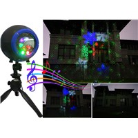 Remote Controllable Red Green Blue Color Motion Outdoor Laser Lights Projector for Garden Landscape