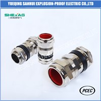 Double Compressional Cable Gland IP68 for Brass Materials, &amp;amp; Stainless Steel Materials