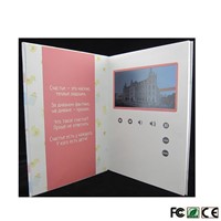 LCD Digital Screen Greeting Card Customized Video Memory Brochure 10&amp;quot; Screen, HD for Wedding, Keepsakes, Invites, Enterp