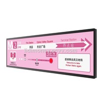 Customized Ultra Wide Stretched LCD Screen Bar for Metro/Airport/Bus Station