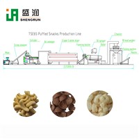 Automatic Corn Puffed Snack Food Processing Line