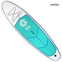 NALANDA Inflatable Stand up Paddle Board 9'6&amp;quot; SUP with Paddle, Pump, Repair Kit, Backpack for Surfing, Water Yoga