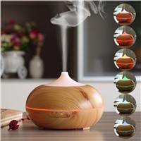 Best Selling Wooden Style Aroma Diffuser Cool Mist Humidifier LED Light Changing