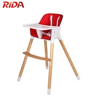 Portable Baby Wooden High Chair from China