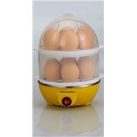 Electric Egg Cooker Egg Boiler Poacher Maker Steamer Double Layer for 14 Capacity with Auto Shut off