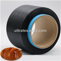Black Carbon Conductive Polyester Fiber Filaments 50D/8F Sandwich Type for Anti Static Harness Cord/Yarn/Fabric XTAA249