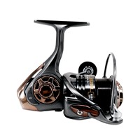 DEUKIO Fishing Reel High-Speed 5+1BB 6.7:1 Metal Shallow Deep Spool EVA Handle Saltwater Carp Fishing Wheel HS5000