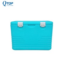 46L HDPE Material Picnic Ice Cooler Box for Food Beverage Cold Storage &amp;amp; Shipping
