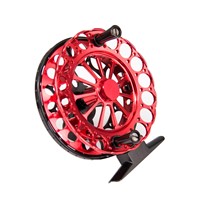 F80 Portable Fly Fishing Reel Mini Size Ice Fishing Tackle Large Arbor 2BB Machined Aluminum Ultralight Fly Wheel