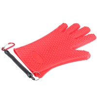 DEUKIO Red Anti-Slip Fishing Gloves Rubber Fish Catching Glove Hand Protection Fishing Gear Tackle Unisex Full Finger