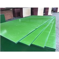 China ACEALL 4'X8' Construction Shuttering Green PP PVC Plastic Film Coated Plywood Board Lumber