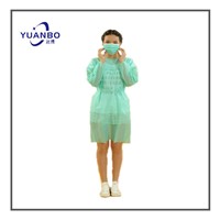 Green PP Disposable Hospital Isolation Gowns