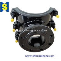 Pipe Tapping Saddle/ Tapping Saddle Clamp/ Pipe Tapping Fitting with Flange for Ductile Iron Pipes