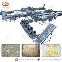 500 Kg/h Fully Automatic Frozen French Fries Making Machine Production Line