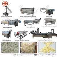 Fully Automatic Frozen French Fries Production Line with 500 Kg/h