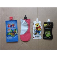 Juice Pastic Package Bag Standing Bag Packaging Pouch with Tube