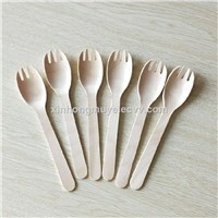 Disposable Eco-Friendly Wooden Cutlery Set Wooden Knife Fork &amp;amp; Spoon