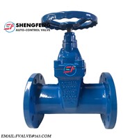 DIN3302 F5 PN16 Cast Iron Water Sluice Resilient Seat Wedge Gate Valve with Prices