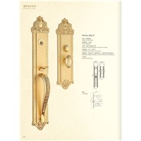 Solid Brass Mortise Door Handle Door Lock (W16)