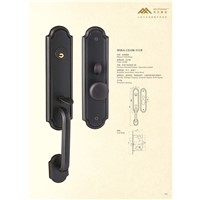 Solid Brass Mortise Entry Door Handle Lock (W06)