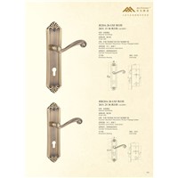Solid Brass Mortise Door Handle Lock E28-26