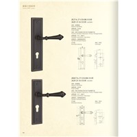 Solid Brass Mortise Door Handle Lock E27-27