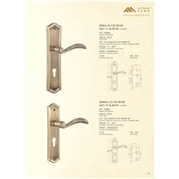 Solid Brass Mortise Door Handle Lock E06-25