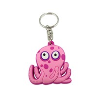 PVC Rubber Keychain Soft Rubber/PVC Material, Can Make Custom 2D/3D Logo, Very Nice To Hold Your Keys.