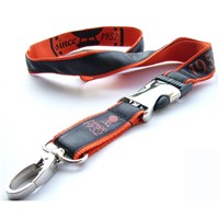 Lanyard Strap Polyester Material, with Custom Logo Printed, Ideal Giveaway for Tradeshows, Business Events Or School