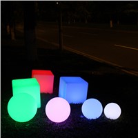 Multiple Function RGB LED Cube Garden Lamp/LED End Table/LED Chair