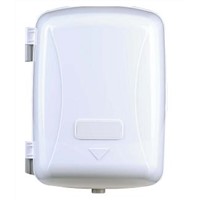 Centre Pull Jumbo Roll Tissue Dispenser White Lockable for Bathroom Hand Wiping