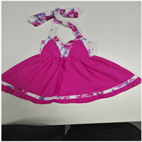 Frida Pink Suspender Dress for Vinyl Girl Doll Clothes