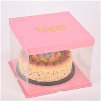 Custom PET Transparent Cake Gift Packaging Box