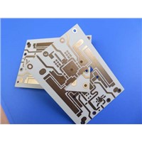 RO4350B PCB Built on 10mil Substrate with Immersion Gold for Navigation System