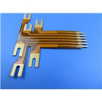2oz Flexible PCB FPC Built on Polyimide with Gold Plating