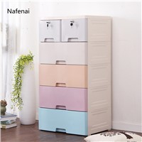 Storage Drawers Cabinet Plastic Storage Box for Storage Clothes Kid's Toys Or Sundries