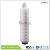 PTFE Membrane Liquid Filter Cartridge Use for Corrosive Liquid Filtration, Particle Filtration &amp;amp; so On