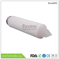 PTFE Membrane Liquid Filter Cartridge Use for Corrosive Liquid Filtration, Particle Filtration &amp;amp; so On