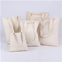 Custom Logo Promotional Tote Shopping Canvas Organic Cotton Bags