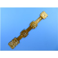 Flexible Printed Circuit (FPC) Built on 1oz Polyimide with FR-4 Support Security Access Systems