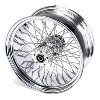 for Harley 16 17 18 Inch Custom Steel Motorcycle Spoke Wheel Set