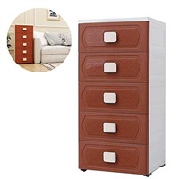 Nafenai 5 Drawer Storage Cart Sutible for Office, Home, Living Room, Bedroom