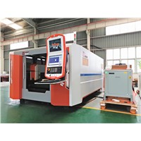 Fiber Laser Metal Sheet Cutting Machine Full Closed with Exchange Tables