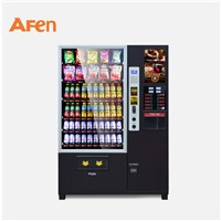 AFEN Black Beverage Snacks Drinks Brand New Coffee Combo Vending Machine